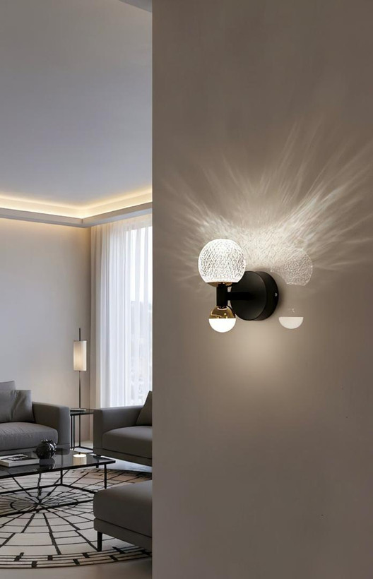 چراغ دیواری مدرن کریستالی مدل W4572